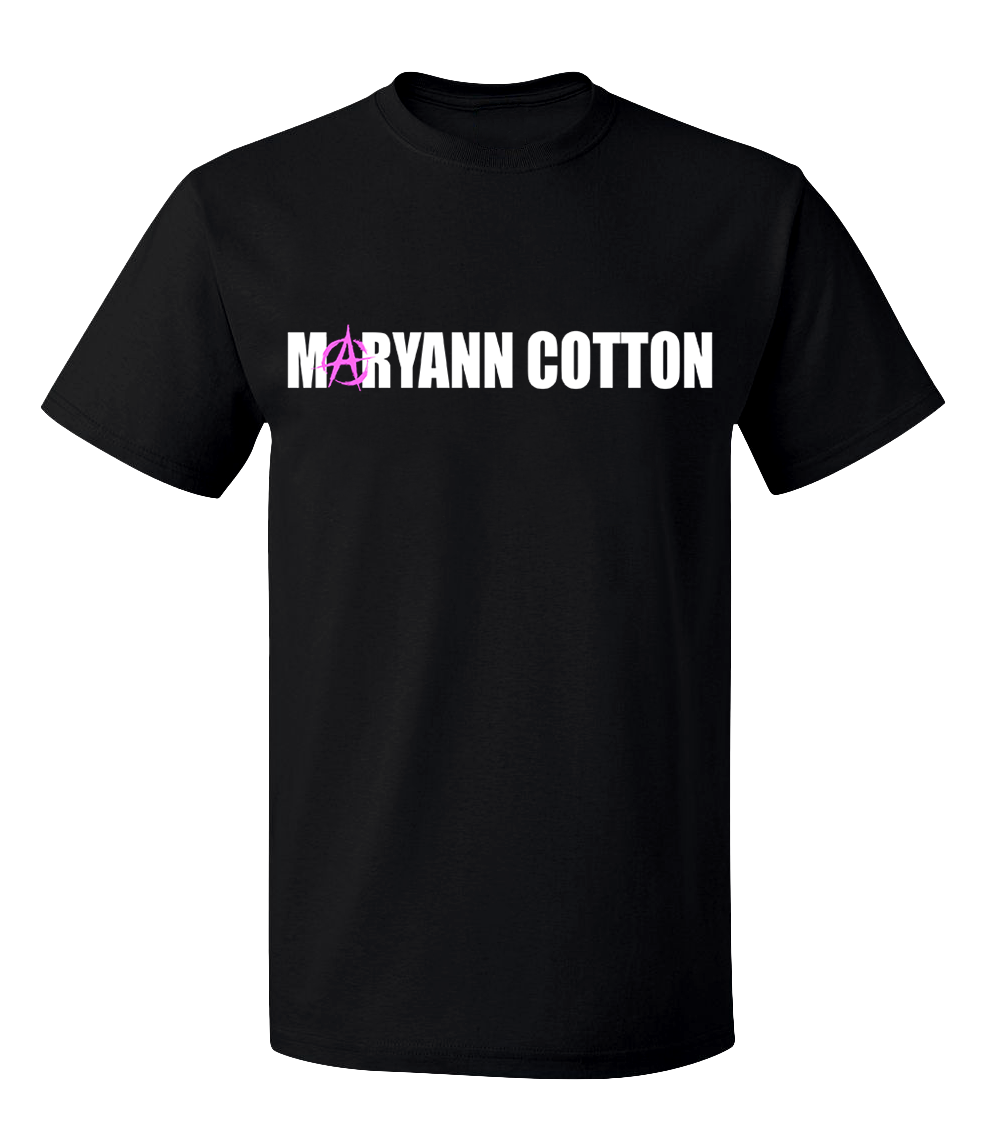 Maryann Cotton Anarchy Logo T-Shirt