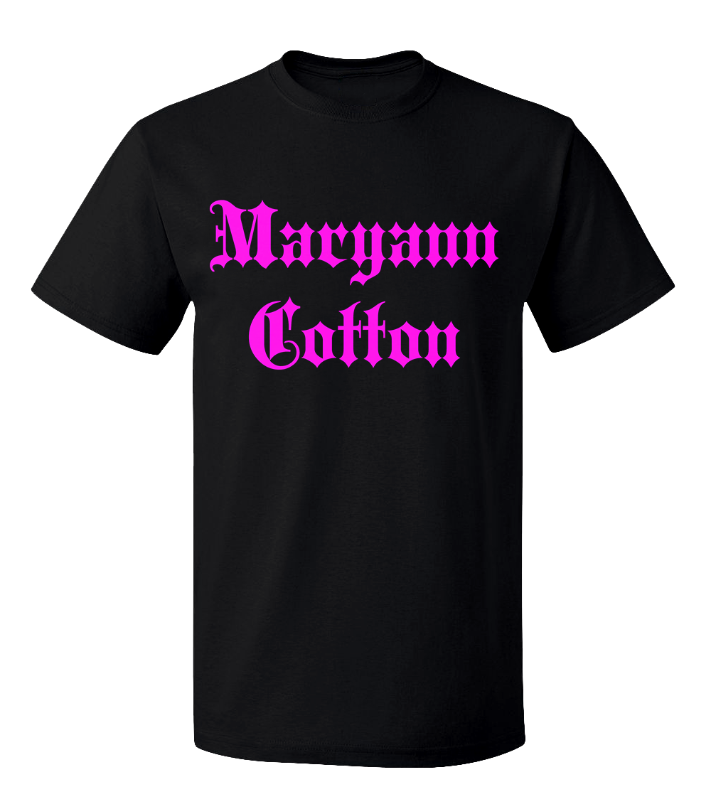 Maryann Cotton Pink Logo T-Shirt